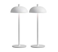 CXYWBD Wireless Portable Table Lamp, Three-Color Dimmable, Rechargeable, Bedroom, Dining Room, Bedside, White (2 Pack) Suitable for bedrooms, Living Rooms, Offices, Book