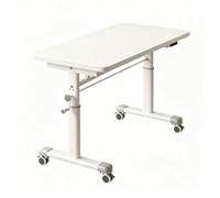 CXYZM Escritorio de cama con ruedas para laptop y escritura, altura ajustable de 25.6 a 37.4 pulgadas, mesa móvil para dormitorio, oficina en casa, uso médico, mesa auxiliar de granja