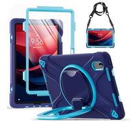 Cxzaqwer Funda para Lenovo Tab M11/K11 (TB-330FU/TB-331FC), Lenovo Idea Tab TB336FU de 11 pulgadas, a prueba de golpes, con protector de pantalla, soporte para pulsera, bolsa para bolígrafos, correa