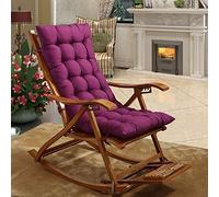 CXZC Cojín de silla de salón de patio de 120 cm, cojines de interior/exterior Chaise Lounge Cojín de silla mecedora para jardín, colchón para silla de gravedad cero