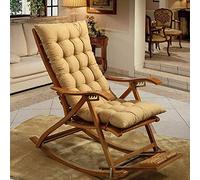 CXZC Cojín de silla de salón de patio de 120 cm, cojines de interior/exterior Chaise Lounge Cojín de silla mecedora para jardín, colchón para silla de gravedad cero