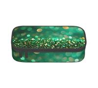 Cxzmnba Background - Estuche para lápices del día de San Patricio para niños y niñas, esencial para el regreso a clases, suministros para estudiantes, bolsa para lápices, Black, Talla única