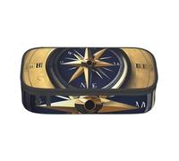 Cxzmnba Law of The Compass - Estuche para lápices de navegación para niños y niñas, esencial para el regreso a clases, suministros para estudiantes, bolsa para lápices, Black, Talla única, Organizador