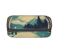 Cxzmnba Not All Who Wander are Lost 1 estuche para niños y niñas, esencial para el regreso a clases, suministros para estudiantes, bolsa para lápices, Black, Talla única, Organizador de bolsas