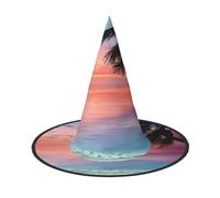 Cxzmnba Paquete de 2, gaviota marina volando sobre el cielo colorido sombrero de fiesta, sombrero de Halloween, artículos esenciales para festivales, disfraz y cosplay, talla única