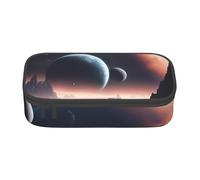Cxzmnba Space Planet - Estuche para lápices para niños y niñas, esencial para el regreso a clases, suministros para estudiantes, bolsa para lápices, Black, Talla única, Organizador de bolsas