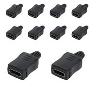 CY 10set USB Tipo C Socket Conector Tipo SMT con PC Board & Carcasa & 3.0mm SR