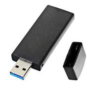 CY 42 mm NGFF M2 SSD a USB 3.0 externa PCBA Conveter adaptador tarjeta Flash Tipo de disco con negro caso