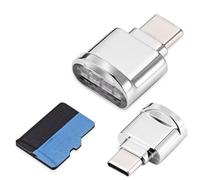 CY - Adaptador de lector de tarjetas USB tipo C USB-C a Micro SD SDXC TF para ordenador portátil y teléfono móvil (2 unidades)