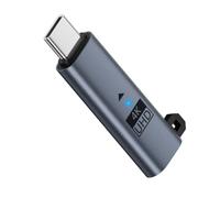 CY Adaptador de Pantalla Virtual Blue USB 4.0, USB 5.0, USB-C Tipo-C, DDC, EDID, Conector Ficticio, Emulador de Pantalla Fantasma sin Cabeza 4K a 60Hz, Compatible con Thunderbolt 3/4/5