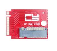 CY Adaptador de tarjeta 2230 a 2280 adaptador compatible con Rog Ally, NVME M-Key 5 pines M.2 PCIE 4.0 para Rog Alley SSD Adapter Upgrade Convertidor 90 grados MKey modificación PCB