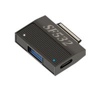 CY Adaptador magnético a USB 3.1 tipo A y 15 V tipo C USB-C carga de datos SF532 para Surface Pro9 Pro8 Pro7 Pro6 Pro X Go Book