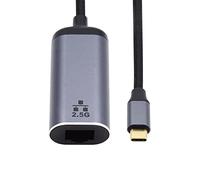 CY - Adaptador USB C a Ethernet de 2.5 Gbps, USB 3.1 tipo C a RJ45 2500 Mbps GBE Gigabit Ethernet adaptador de cable LAN para laptop