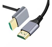 CY Cable 8K HDMI 2.1 Ultra delgado HDTV Cable 8K 4K Hyper Super Flexible Slim Cable de alta velocidad tipo A macho a macho para computadora HDTV 100 cm