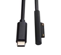 CY Cable USB 3.1 Tipo C USB-C DC 12-15V Compatible con Surface Pro3 Pro4 Pro5 Pro6 Pro7 Pro8 Pro9 Pro X Book Cable de carga