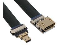 CY HDMI a Micro HDMI Cable CYFPV HDMI Hembra a Micro HDMI Macho Extensión FPC Cable plano 1080P para FPV HDTV Fotografía aérea multicóptero