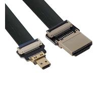 CY HDMI a Micro HDMI Cable CYFPV HDMI Macho a Micro HDMI Macho Extensión FPC Cable plano 1080P para FPV HDTV Fotografía aérea multicóptero