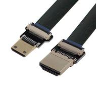 CY Mini HDMI a HDMI Cable CYFPV Mini HDMI Macho a HDMI Macho FPC Cable Plano 1080P para FPV HDTV Fotografía aérea multicóptero