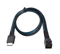 CY OCuLink PCIe PCI-Express SFF-8611 4i a SFF-8643 - Cable activo de datos SSD (50 cm)