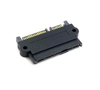 CY SFF-8482 SAS 22 pines a 7 pines + 15 pines SATA adaptador de disco duro Raid con puerto de alimentación de 15 pines (recto)