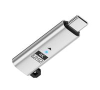 CY Silver Virtual Display Adapter USB 4.0, USB 5.0, USB-C Type-C DDC EDID Dummy Plug Headless Ghost Display Emulator 4K@60Hz Compatible con Thunderbolt 3/4/5