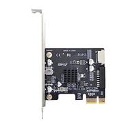 CY Tarjeta de 5 Gbps tipo E USB 3.1 de panel frontal y adaptador USB 3.0 de 20 pines a PCI-E 1X Express para placa base