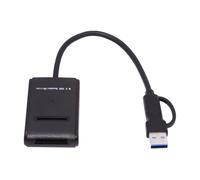 CY USB3.0USB-C Tipo-C Tipo-A a NVME M-key M.2NGFF SATA SSD Docking Horizontal Caja de Cable Externa Chipset RTL9210B