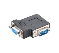 CY vertical soporte de 90 Degree Ángulo Recto VGA SVGA macho a hembra adaptador de extensión