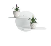 CYairong-22 Estantes de Pared flotantes Estante Flotante de la Pared los estantes, Estante Flor Planta decoración Estante de Pared del Dormitorio(Blanco,Grande)