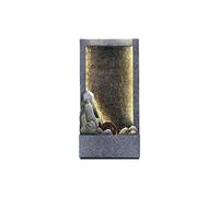 CYairong-22 Fuente de mesa, jardín de roca minimalista, pared de cortina, adornos de agua para la decoración de interiores en la oficina, cascada para interiores