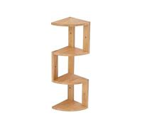 CYairong-22 Librería Estantería esquinera de Madera, Estante Almacenamiento for el hogar montado en la Pared Varios Pisos Estantes de exhibición Modernos