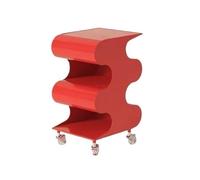 CYairong-22 Librería Mesita de Noche Multiusos Creativa, Carrito Almacenamiento plástico, estantería pequeña Lujo, Ligera móvil Estantes de exhibición Modernos