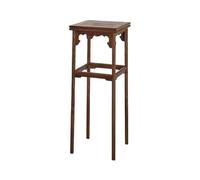 CYairong-22 Pedestal de Madera Tallada Base de Planta con Soporte exhibición Antiguo Nogal Negro Soporte para Plantas