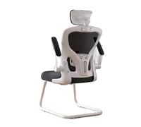 CYairong-22 Silla de computadora Silla de Oficina Malla Transpirable, Silla Escritorio ergonómica con Respaldo Alto y reposacabezas, reposabrazos Ajustables Sillas de Oficina ejecutivas(Grey)