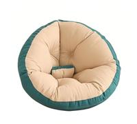 CYairong-22 Sillones Tipo puf Sofá reclinable Perezoso y cojín de Suelo, sillón Tatami con Respaldo for Dormitorio Sofá Tipo puf(Blue,Grande)