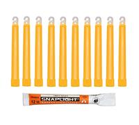 Cyalume Barras de luz naranja SnapLight 15cm, 6 inch super brillante con duración de 12 horas (cartón de 500)