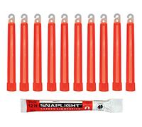 Cyalume Barras de luz roja SnapLight 15cm, 6 inch super brillante con duración de 12 horas (cartón de 500)