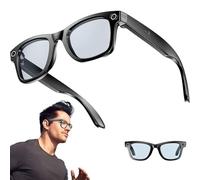 Cyanvue Ai Smart Glasses - 8mp Camera Glasses with Music & Call Features, Bluetooth Glasses with 144 Translation, Waterproof Ai Bluetooth Smart Glasses for Men with Camera (Anti-blue light glasses)