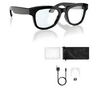 Cyanvue Ai Smart Glasses, 8mp Camera Glasses with Music & Call Features, Bluetooth Glasses with 144 Translation, for Men Women (White)