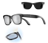 Cyanvue AI Smart Glasses，Smart Glasses with Camera，8mp Camera Glass with Music & Call Features，Anti-Shake SmartSunglasses，Bluetooth 5.4 Connection and High-Speed Transmission (Silver)