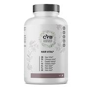 CYB | Hair Vital - Vitaminas Capilares con Biotina para el Cabello - 365 Cápsulas 1 al Día - Biotina - Zinc - Cobre - Taurina - Vitamina B - Vitaminas para el Cabello - Complemento Diario