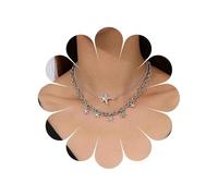 Cybche Boho Geschichtet Seestern Anhänger Halskette Choker Silber Kleinen Stern Baumeln Halskette Vintage Ozean Meer Stern Kette Schmuck Für Frauen