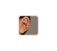 Cybche Boho Kristall Herz Ohr Manschette Ohrringe Gold Strass Herz Wrap Ohrringe Pave Cz Manschette Knorpel Spikes Doppel Liebe Nicht Durchbohrt Schmuck Für Frauen