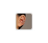 Cybche Boho Kristall Herz Ohr Manschette Ohrringe Silber Strass Herz Wrap Ohrringe Pave Cz Manschette Knorpel Ohrstecker Doppel Liebe Nicht Durchbohrt Schmuck Für Frauen