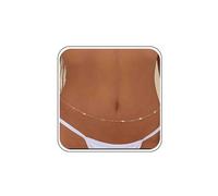 Cybche Boho Rhinestone Cadena De La Cintura De Oro De Cristal De Cuentas De La Cadena Del Vientre Brillante Cz Cinturón De Cuentas De Verano Playa Rave Bikini Sujetador Cintura Cuerpo Cadenas De