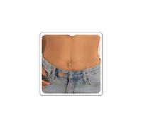 Cybche Boho Rhinestone Cintura Cuerpo Cadena Brillante Cristal Colgante Ombligo Anillo De Cuentas De Cadena Cz Ombligo Anillo Cintura Cadenas Cinturón Verano Playa Bikini Cuerpo Piercing Joyería