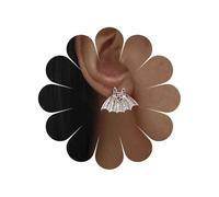 Cybche Gothic Vampir Fledermaus Ohrringe Punk Dunkel Fliegende Fledermaus Ohrstecker Silber Gruselig Halloween Tier Ohrringe Schmuck Für Frauen