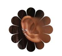 Cybche Serpiente Ear Cuff Pendientes Plata Serpiente Ear Wrap Pendientes Serpiente Ear Climber Pendientes Serpiente Clip Non Piercing Pendientes Serpiente Twist Pendientes Joyeria Para Mujeres