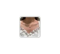 Cybche Vintage Bohne Halskette Choker Gold Bohne Anhänger Halskette Metall Perle Halskette Kette Minimalistische Schlange Kette Halskette Schmuck Für Frauen