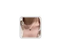 Cybche Vintage Bohne Halskette Choker Silber Bohne Anhänger Halskette Metall Perle Halskette Kette Minimalistische Schlange Kette Halskette Schmuck Für Frauen